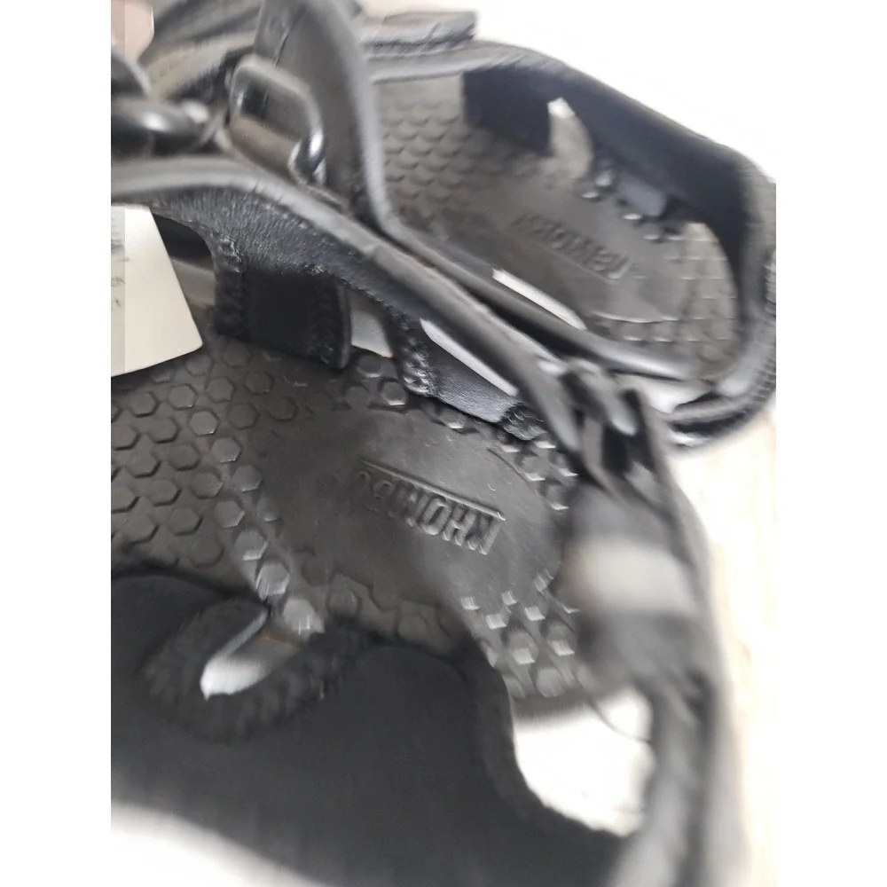 Khombu Men's Barracuda Sandals Size 11  Black